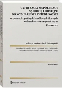 Cyfryzacja współpracy sądowej i dostępu do wymiaru sprawiedliwości w sprawach cywilnych, handlowych