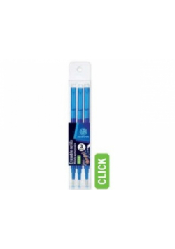Wkłady wymazywalne Click niebieskie 0,5 mm Astrapen Oops! Pet box 3szt.