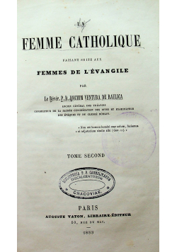 La femme catholique 1855 r