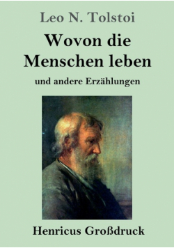 Wovon die Menschen leben (Großdruck)