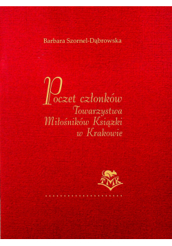 Poczet członków Towarzystwa Miłośników Książki w Krakowie