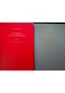 Handbuch der kolorimetrie II Band