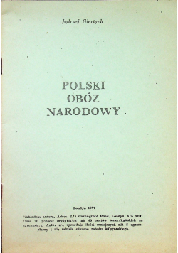 Polski obóz Narodowy