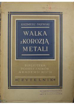 Walka z korozją metali  1949 r