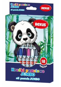 Kredki pastelowe jumbo 18 kolorów