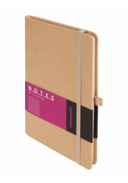 Memofix A5 notes kratka beżowy