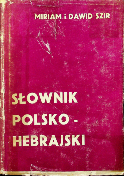Słownik Polsko Hebrajski Cz 3