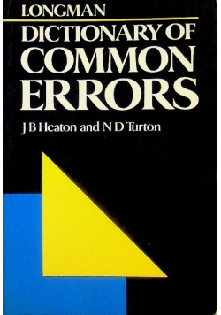 Longman Dictionary of Common Errors