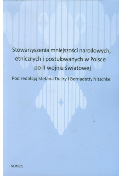 Stowarzyszenia mniejszości narodowych etnicznych i postulowanych w Polsce po II wojnie światowej