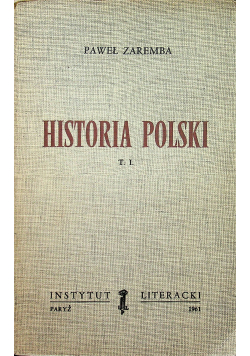 Historia Polski tom 1