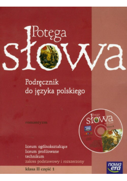 Potęga słowa 2 Podręcznik część 1 z płytą CD