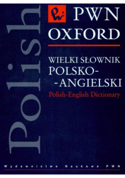 Wielki słownik polsko-angielski  PWN Oxford z płytą CD