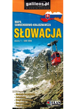 Mapa samochodowa - Słowacja 1:500 000