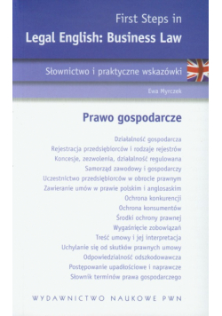 First Steps in Legal English Business Law