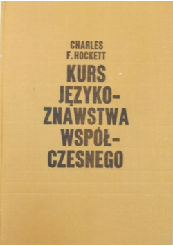 Kurs językoznawstwa współczesnego