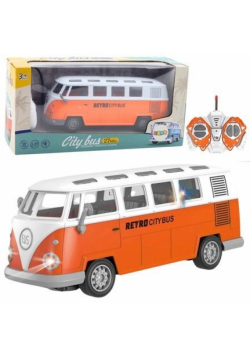 Autobus retro RC ze światłem 1:30
