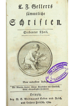 Semmtliche gchristen tom 7 i 8 1784 r