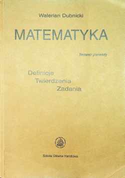 Matematyka definicje twierdzenia zadania