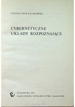 Cybernetyczne układy rozpoznające