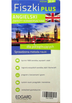 Angielski Fiszki PLUS Zwroty konwersacyjne dla początkujących