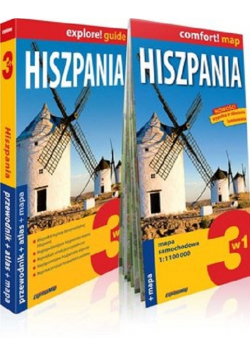 Explore guide Hiszpania 3w1 przewodnik + atlas + mapa