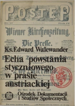 Echa powstania styczniowego w prasie austriackiej