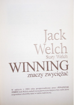Winning znaczy zwyciężać