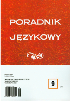 Poradnik językowy 9/2012