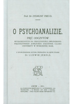 O psychoanalizie Pięć odczytów