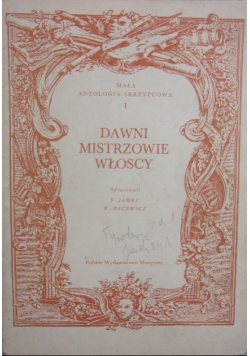 Dawni mistrzowie włoscy