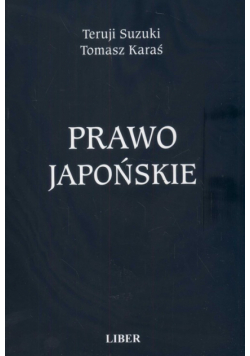 Karaś Tomasz - Prawo japońskie
