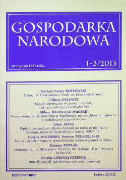 Gospodarka narodowa 1 2 2013