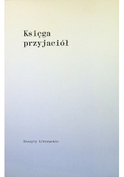 Księga przyjaciół