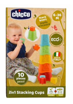 Wieża 2w1 kubeczki Eco+