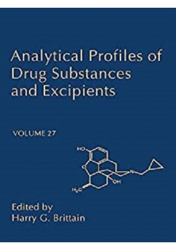 Analytical profiles of drug substances and escipients