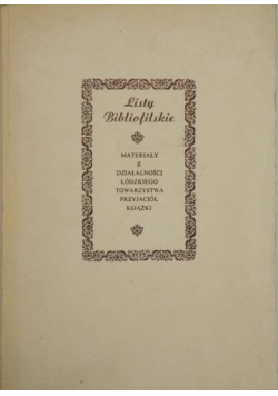 Listy bibliofilskie