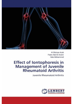 Effect of Iontophoresis in Management of Juvenile Rheumatoid Arthritis