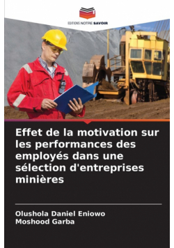 Effet de la motivation sur les performances des employés dans une sélection d'entreprises minières