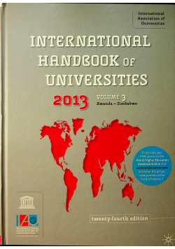 International handbook of universities 2013 Volume 3