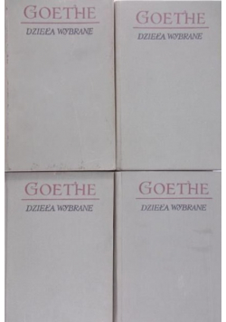 Goethe - Dzieła wybrane Tom I od IV