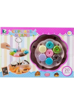Zestaw kuchenny ciastka z paterą