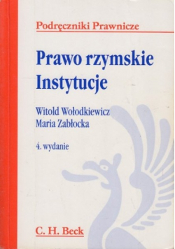 Prawo rzymskie Instytucje