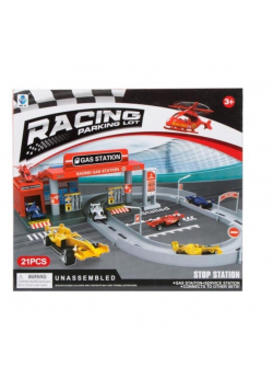 Stacja paliw Racing z akcesoriami