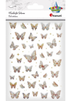 Naklejki foliowe Motyle złote i holograficzne