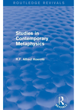 Studies in Contemporary Metaphysics