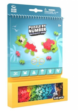 Puzzle By Number Activity Pad Morski 125el
