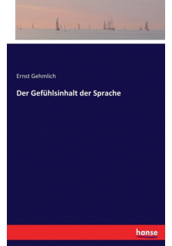 Der Gefühlsinhalt der Sprache