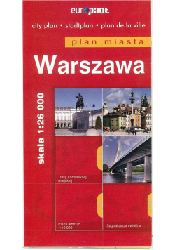 Plan Miasta EuroPilot. Warszawa br