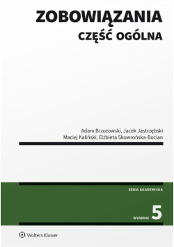 Zobowiązania. Część ogólna w.5