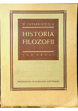 Historia filozofii tom II 1947 r